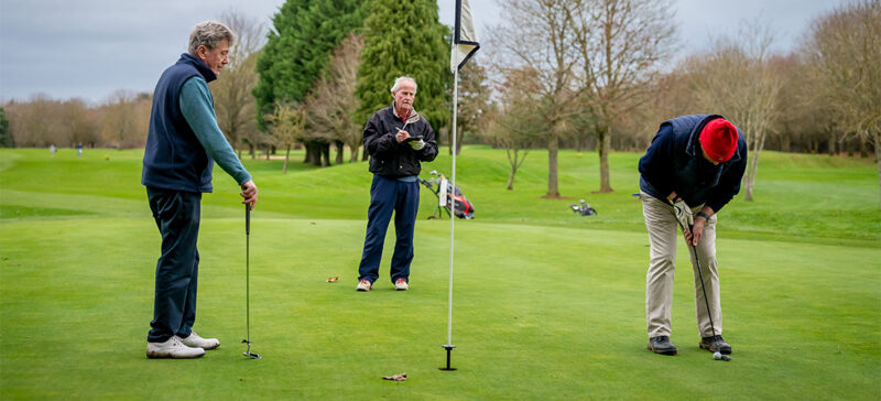 3bmen on golf course